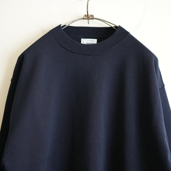 YONETOMI NEW BASIC RIGID SEA ISLAND COTTON KNIT P/O