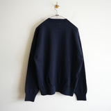 YONETOMI NEW BASIC RIGID SEA ISLAND COTTON KNIT P/O