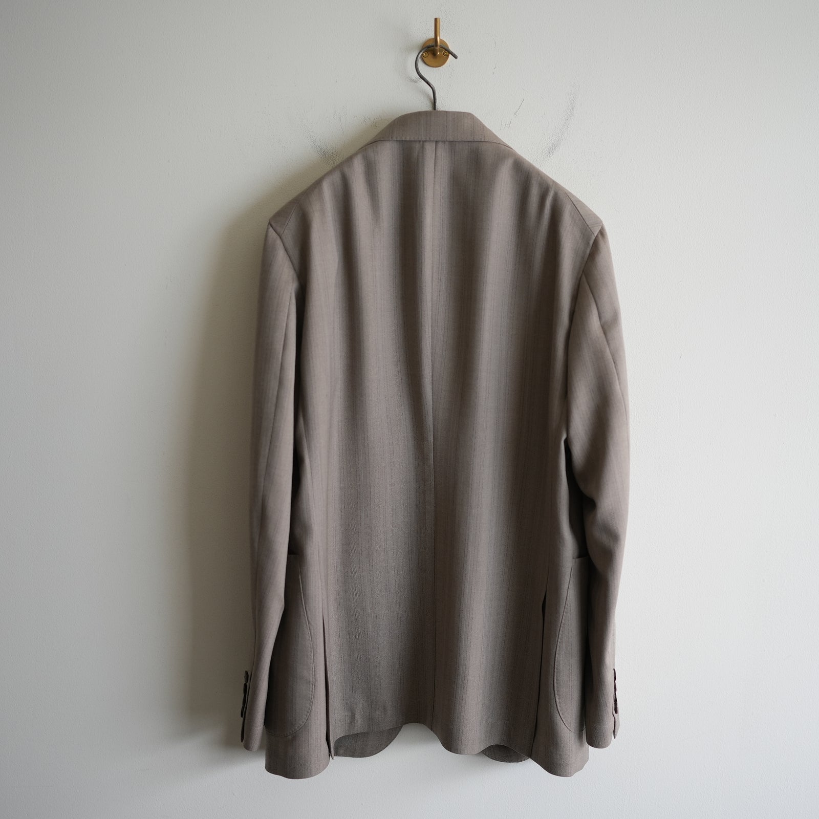 MAATEE&SONS 撚り杢 HERRINGBONE SINGLE UNCON JACKET – RASSEMBLE