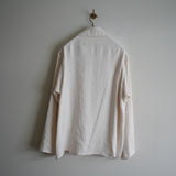 MAATEE&SONS LINEN SILK二重 SHIRT JACKET ECRU