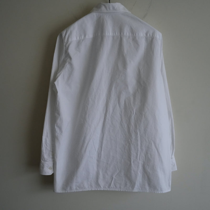 OLD HERMES Cotton Oxford Pullover Shirt "VAREUSE"