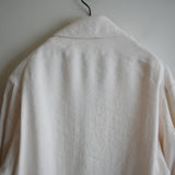 MAATEE&SONS LINEN SILK二重 SHIRT JACKET ECRU