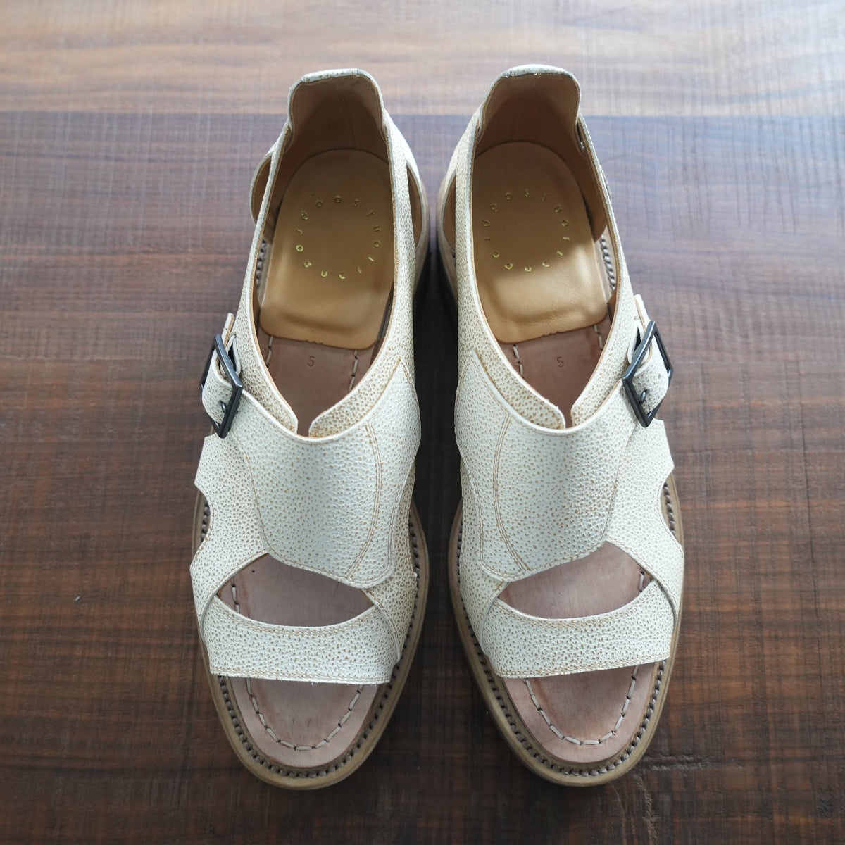 Post Production HUNT SANDALS WHITE