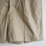 50s FRENCH ARMY M52 CHINO SHORT TROUSER DEAD STOCK