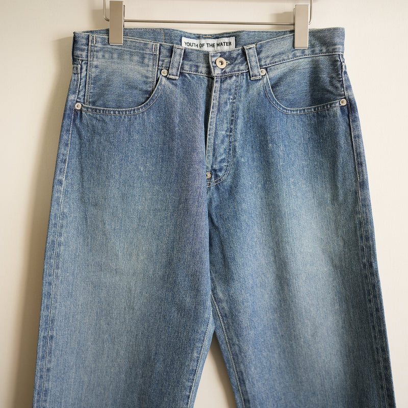 YOUTH OF THE WATER 5P WASHED DENIM PANTS