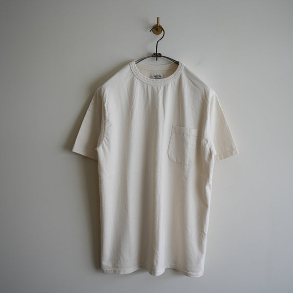 MAATEE&SONS VINTAGE WASH POCKET TEE BEIGE