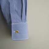 KONNO COTTON BLOAD LONDON STRIPE SHIRT (壱式軽裳)