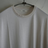 BODHI White Cashmere Crew Neck Tee