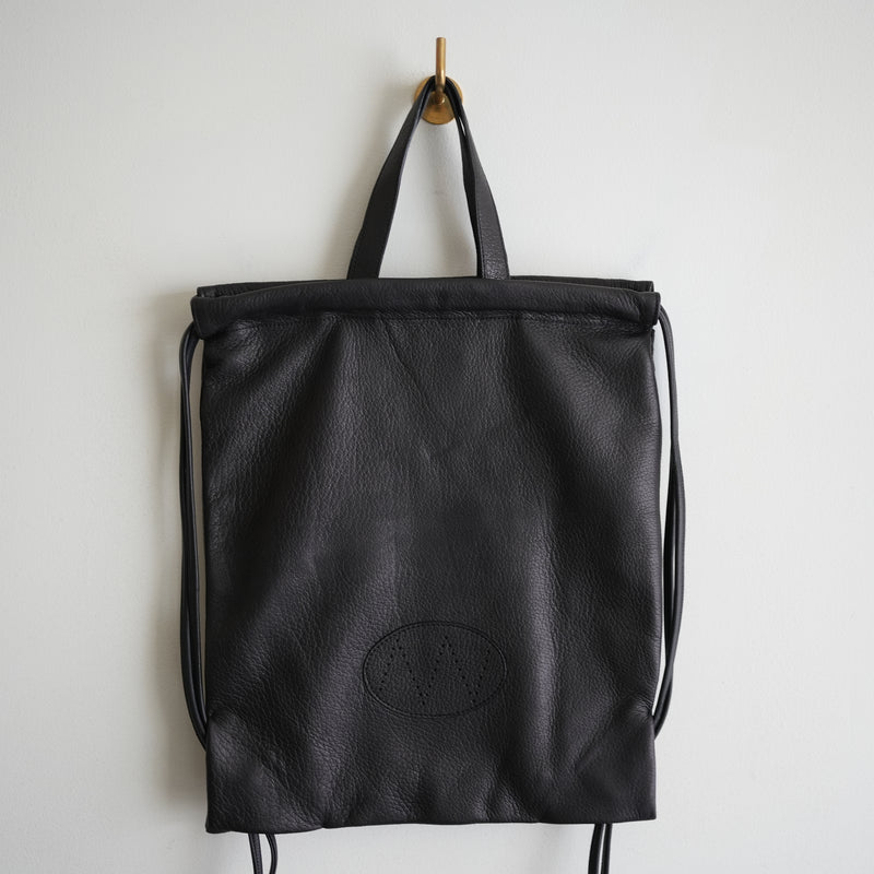 NICENESS DEER LEATHER KNAPSACK "ROGER"