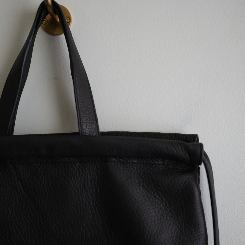 NICENESS DEER LEATHER KNAPSACK "ROGER"
