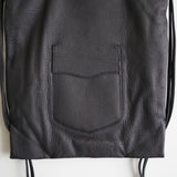 NICENESS DEER LEATHER KNAPSACK "ROGER"
