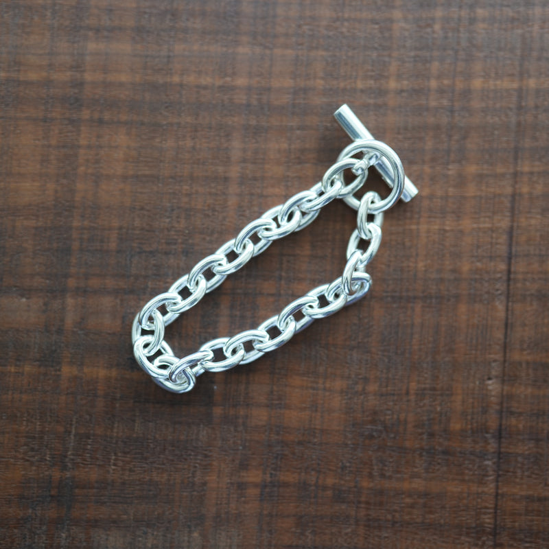 【受注生産】T-BAR SILVER BRACELET by FUMIO INOUE JEWELRY WORKS