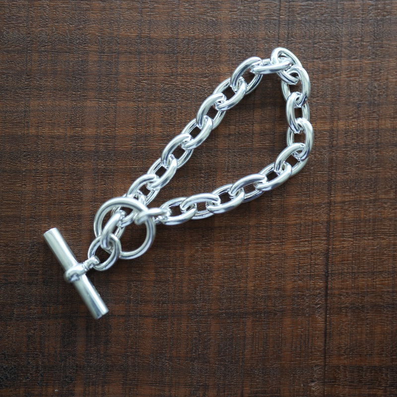 【受注生産】T-BAR SILVER BRACELET by FUMIO INOUE JEWELRY WORKS