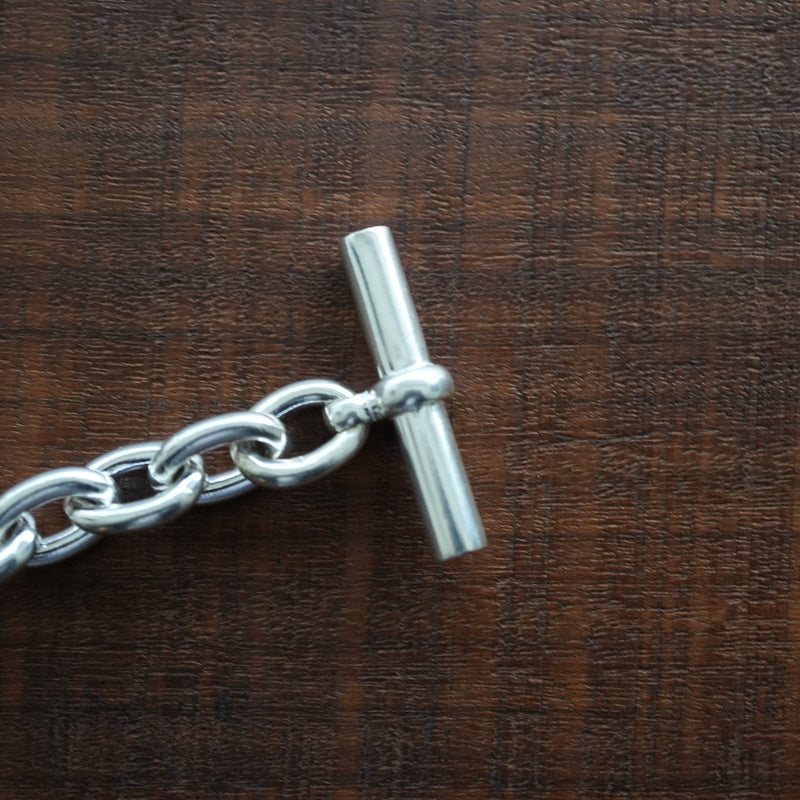 【受注生産】T-BAR SILVER BRACELET by FUMIO INOUE JEWELRY WORKS
