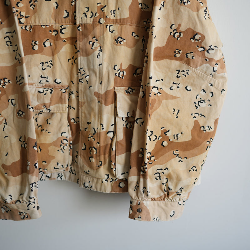 ANCELLM CAMO ZIP UP HOODIE