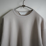 ANCELLM DAMAGE WAFFLE CREW LS  GREIGE