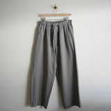 ANCELLM TUCK SWEAT PANTS GRAY