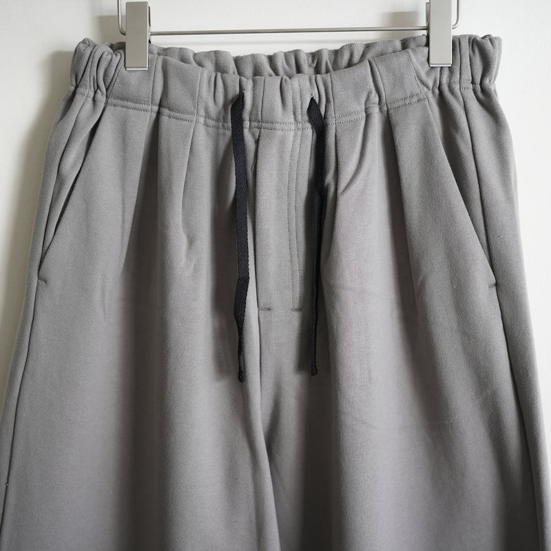 ANCELLM TUCK SWEAT PANTS GRAY