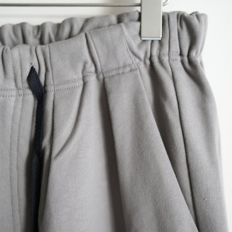 ANCELLM TUCK SWEAT PANTS GRAY