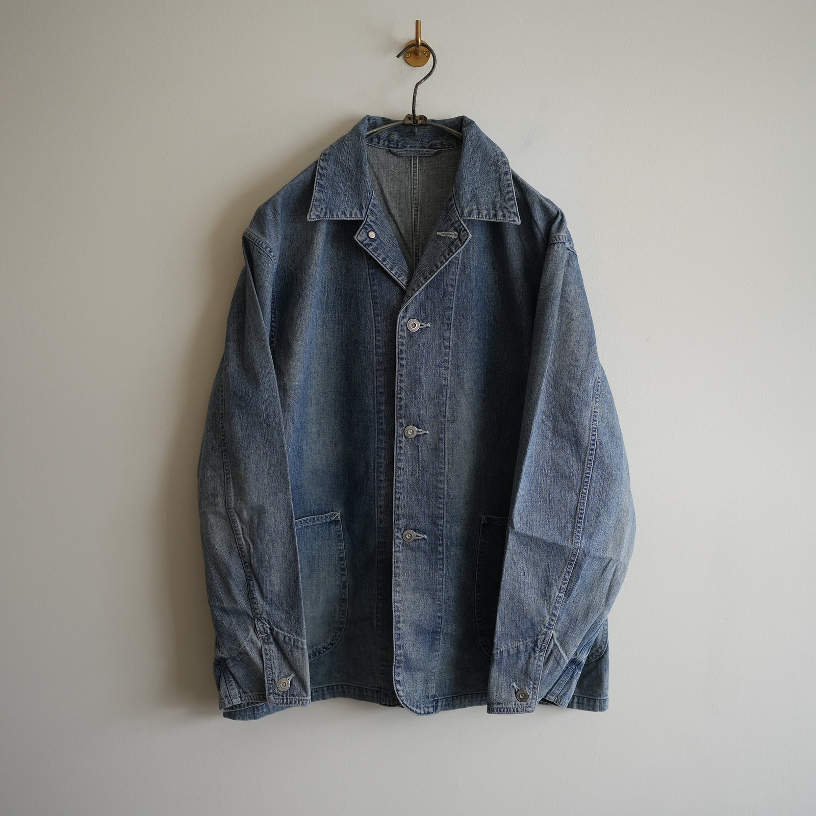 ULTERIOR カバーオール ULTERIOR FADED LIGHT DENIM COVERALL | MusterWer