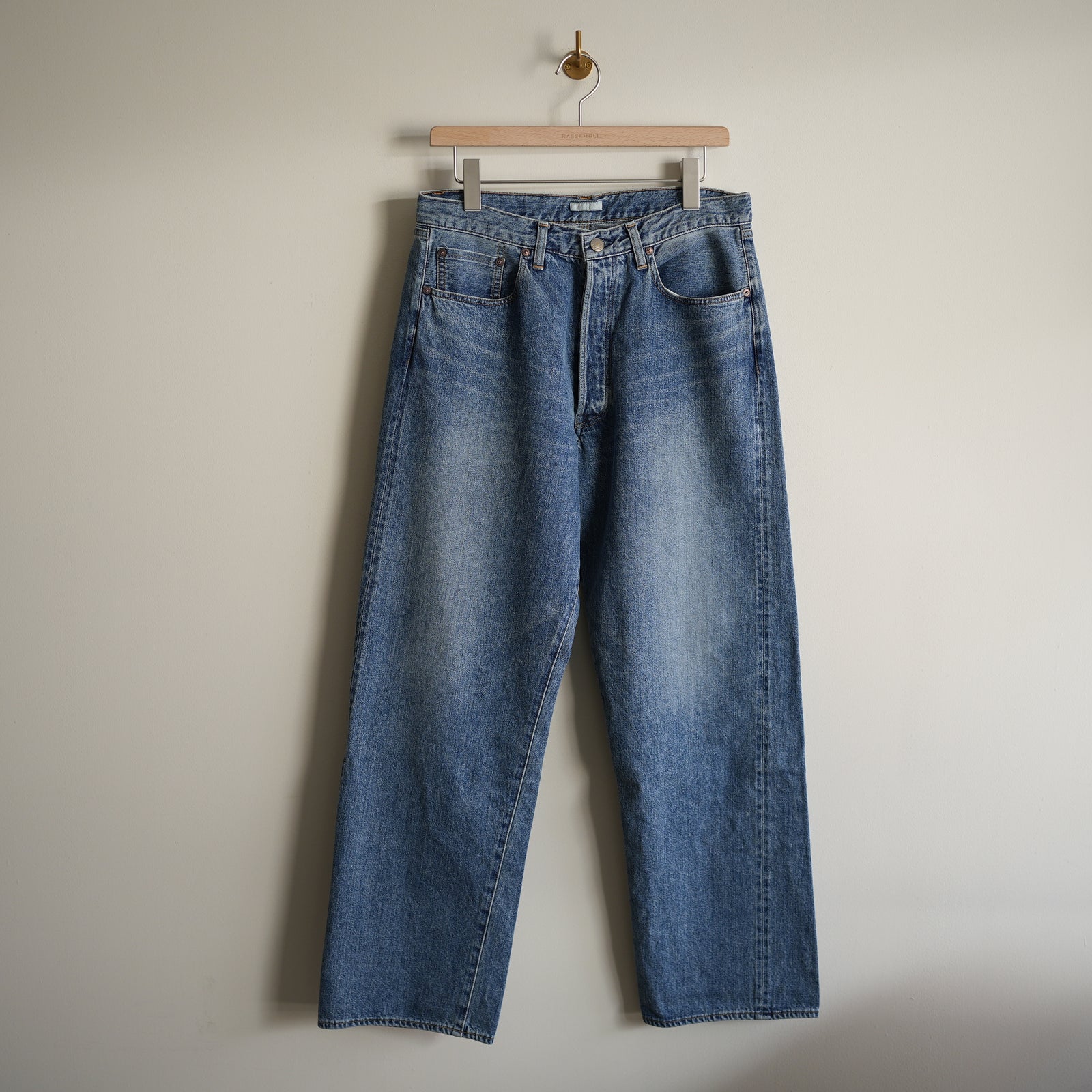 ULTERIOR VINTAGE WASHED SELVEDGE DENIM 5P PANTS – RASSEMBLE