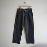 ULTERIOR WASHED SELVEDGE BLACK DENIM 5P PANTS