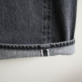 ULTERIOR WASHED SELVEDGE BLACK DENIM 5P PANTS