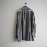 MAATEE&SONS JAMDANI OPEN COLLAR LS SHIRT