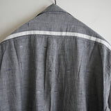 MAATEE&SONS JAMDANI OPEN COLLAR LS SHIRT