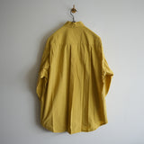 BLACKBIRD cut off collar shirt yellow