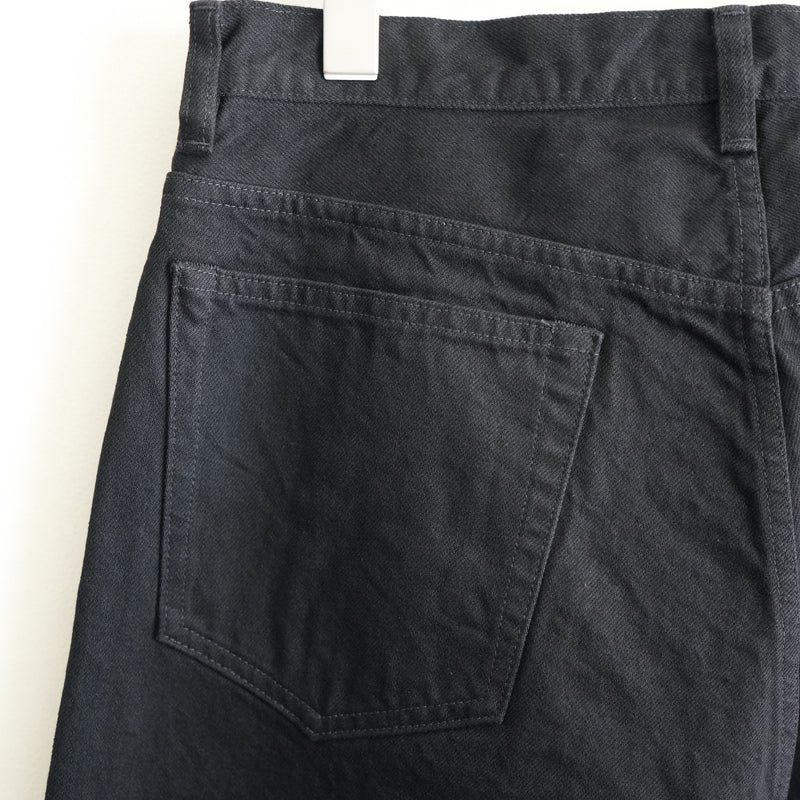REVERBERATE Black Denim pants -Wide-