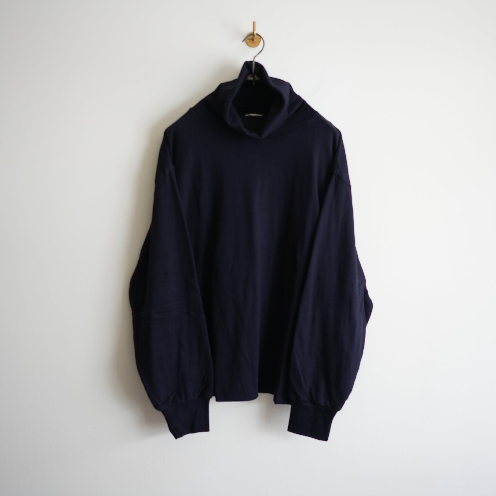NICENESS COTTON CASHMERE LOOSE TURTLE NECK LS 