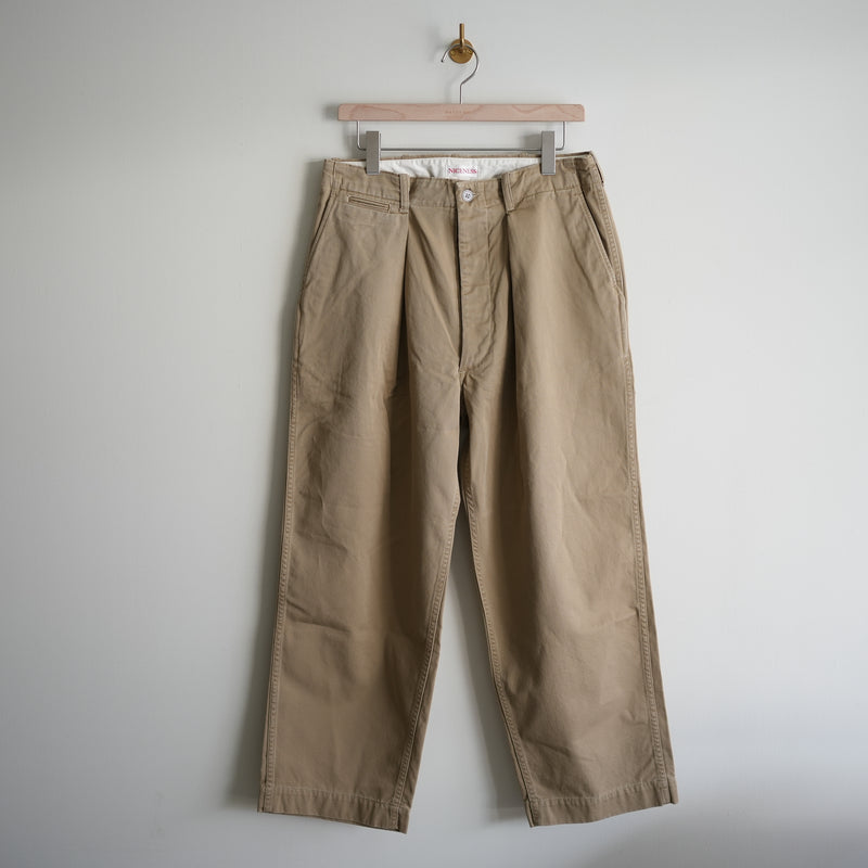 NICENESS AGED EFFECT RESIZED CHINO TROUSER "ALBARN"