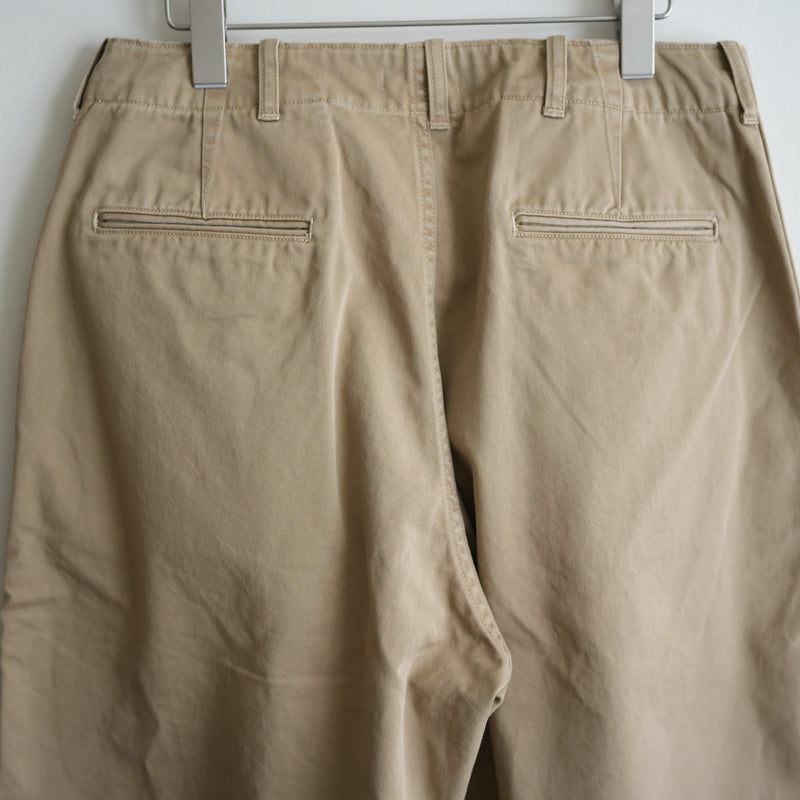 NICENESS AGED EFFECT RESIZED CHINO TROUSER "ALBARN"