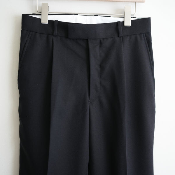 MAATEE&SONS 4/60 WOOL PLAIN WEAVE SET UP TROUSER 2
