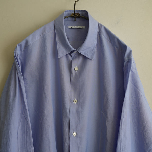 MAATEE&SONS "FAT CHARLES" SILK COTTON HAIRLINE STRIPE