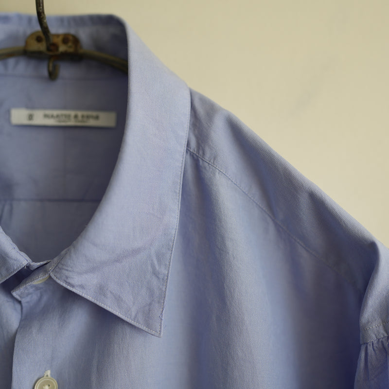 MAATEE&SONS "FAT CHARLES" SILK COTTON HAIRLINE STRIPE