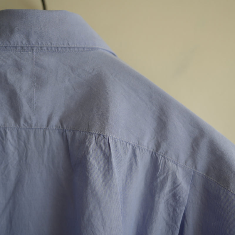 MAATEE&SONS "FAT CHARLES" SILK COTTON HAIRLINE STRIPE