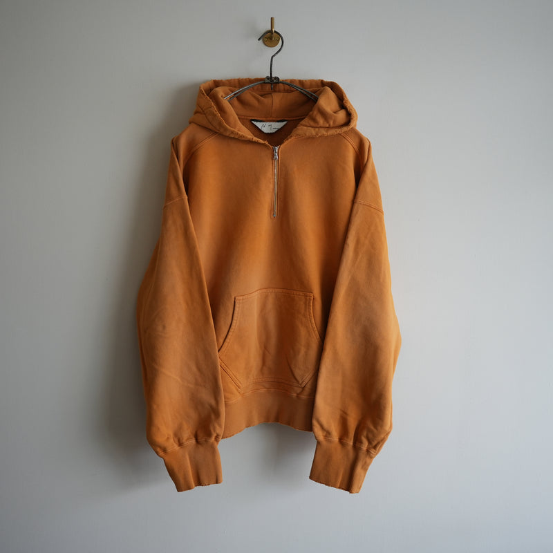 ANCELLM HALF ZIP HOODIE YELLOW
