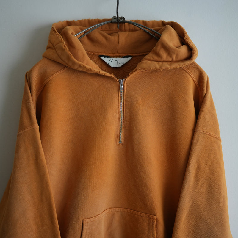 ANCELLM HALF ZIP HOODIE YELLOW