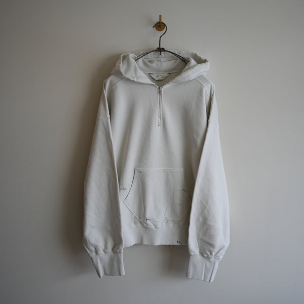 ANCELLM HALF ZIP HOODIE GRAY