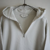 ANCELLM HALF ZIP HOODIE GRAY