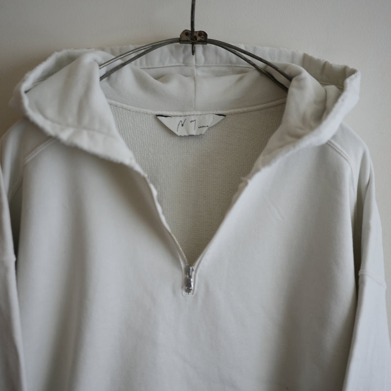 ANCELLM HALF ZIP HOODIE GRAY