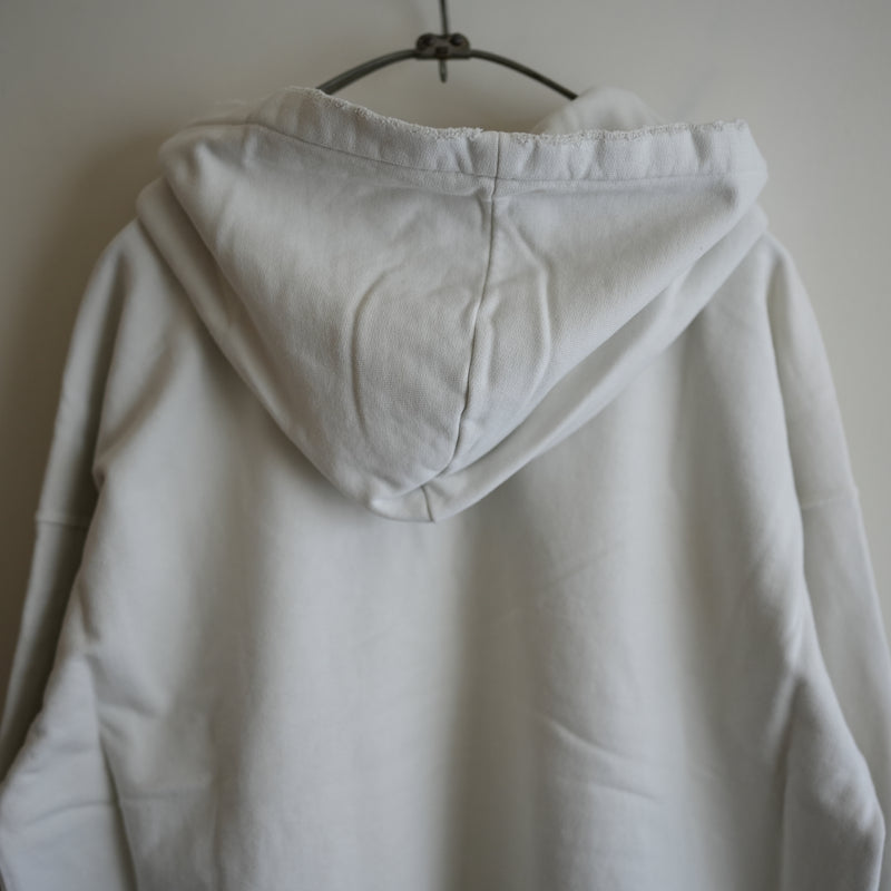 ANCELLM HALF ZIP HOODIE GRAY