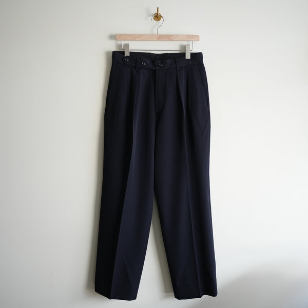 ULTERIOR VINTAGE SOFT GABARDINE TUCKED TROUSER