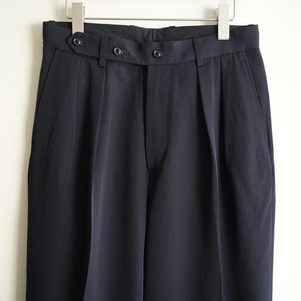 ULTERIOR VINTAGE SOFT GABARDINE TUCKED TROUSER