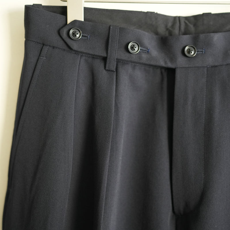 ULTERIOR VINTAGE SOFT GABARDINE TUCKED TROUSER