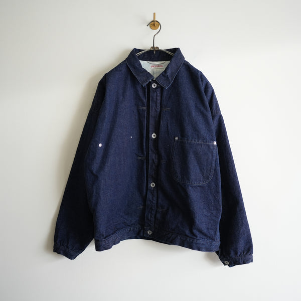 NICENESS 14oz DENIM TRUCKER JACKET "I.MCCREADY"