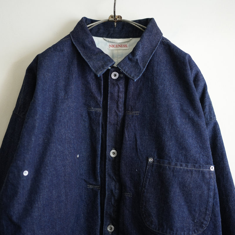 NICENESS 14oz DENIM TRUCKER JACKET "I.MCCREADY"