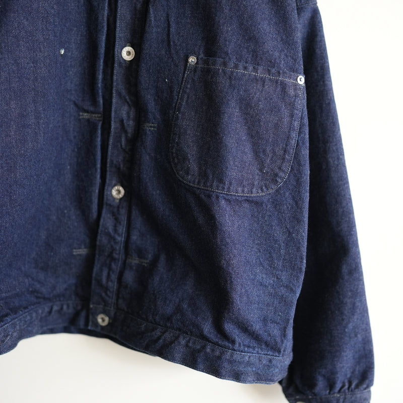 NICENESS 14oz DENIM TRUCKER JACKET "I.MCCREADY"